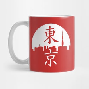 Tokyo Japan Kanji Skyline Mug